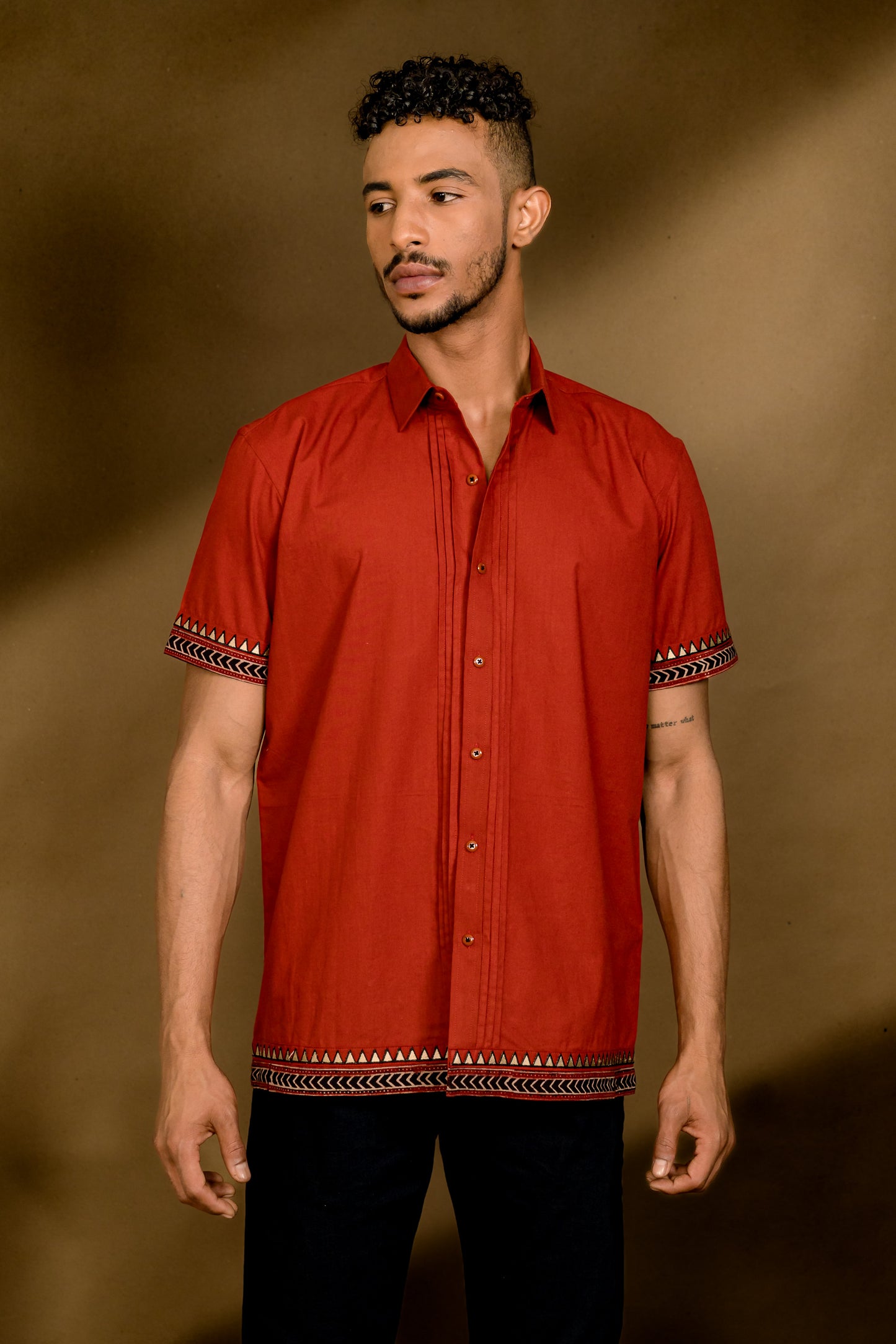 Limited Edition - Embroidered Shirt (Black)