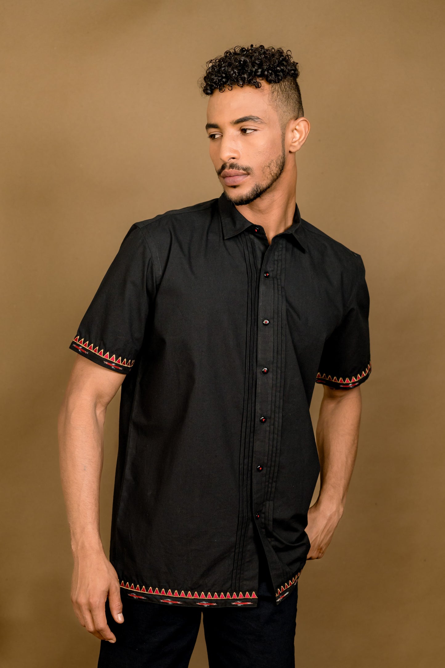 Limited Edition - Embroidered Shirt (Blue)